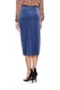 AVA 蓝色丝绒高腰半裙 4436 商品缩略图1