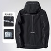【新款DWN】 大依优型连帽工装风衣夹克大号大码休闲运动加肥加大男装上衣男士 商品缩略图3