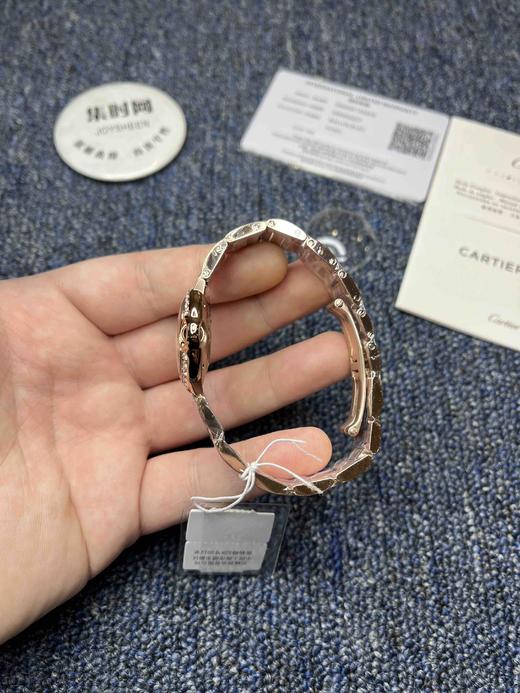 卡地亚蓝气球系列 全玫金钻圈款 小号28mm 女士石英腕表 商品图4