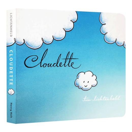 英文原版绘本 Cloudette 小白云 寻找生命的意义 自我肯定 幼儿故事书 撕不烂纸板书 英文版 商品图1