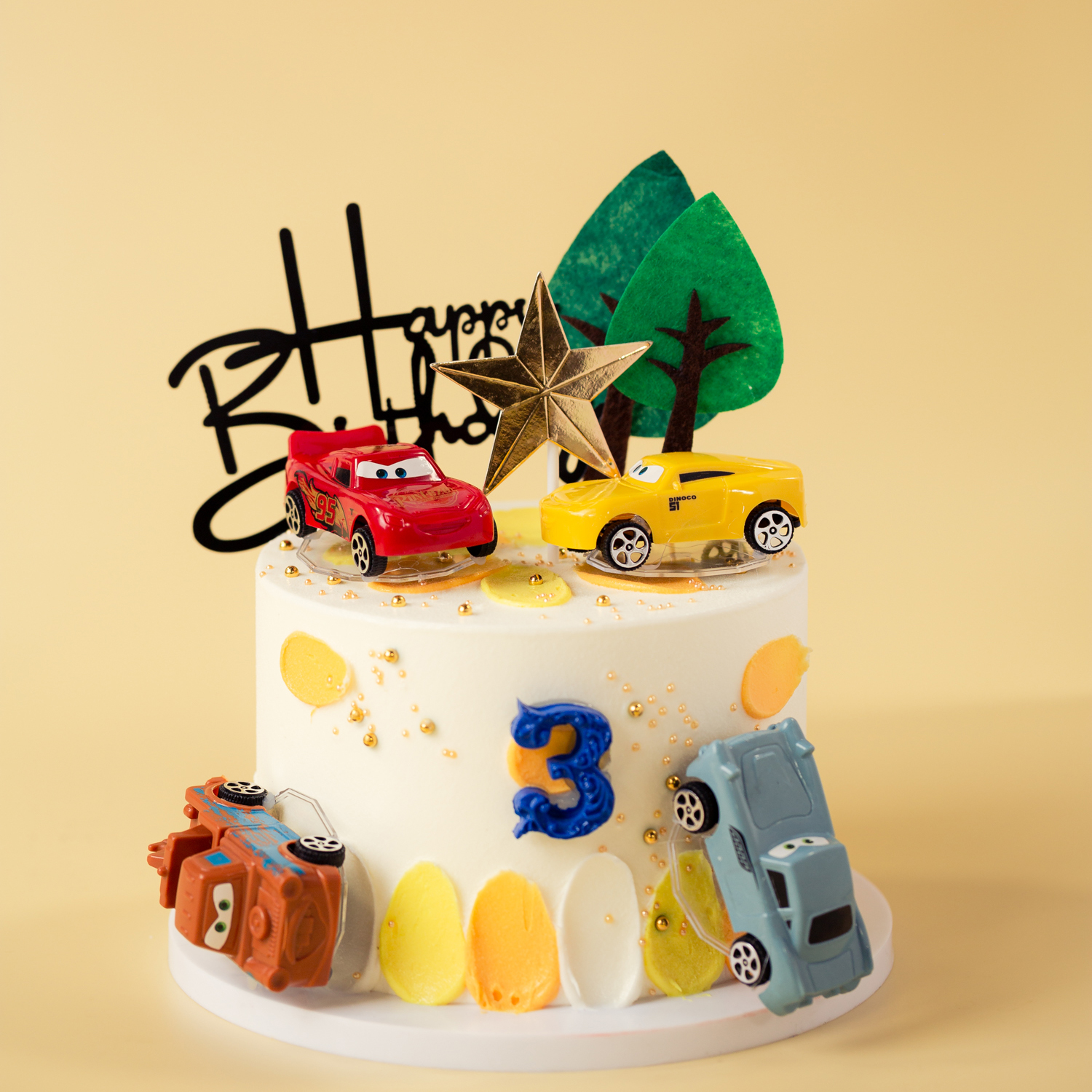 生日蛋糕 汽车总动员