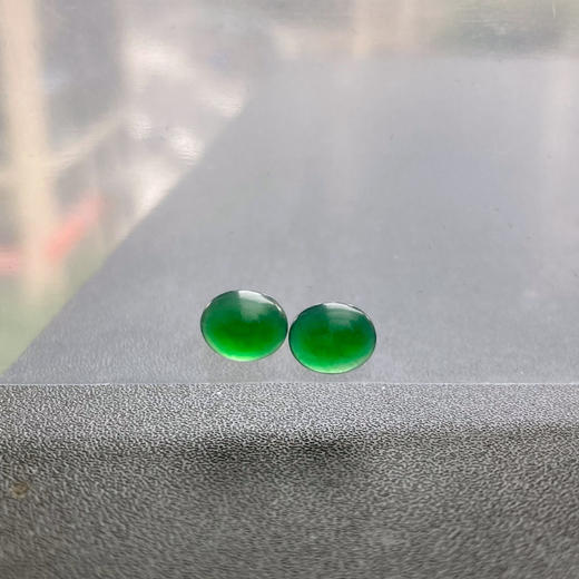 高冰种老坑帝王绿阳绿翡翠蛋面 商品图7