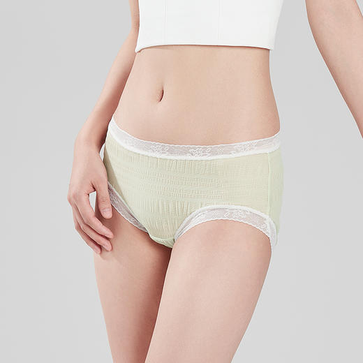 都市丽人基础系列蕾丝平角裤女士内裤低腰平角裤LK33B2 商品图1