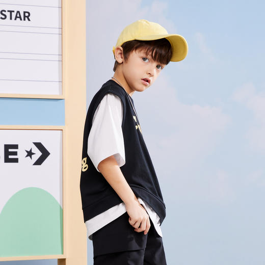 CONVERSE 夏 大童小童婴童 短袖T恤 CNVB-FF-D616 商品图2