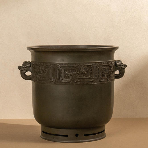 铜龙纹双耳香炉 商品图0