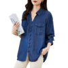 清新淡雅，女气质休闲牛仔衬衫HR-SUYUE1400-1 商品缩略图6