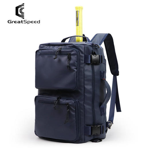 GreatSpeed 双肩单肩手提三用多功能防水 运动网球包/羽毛球包 商品图6