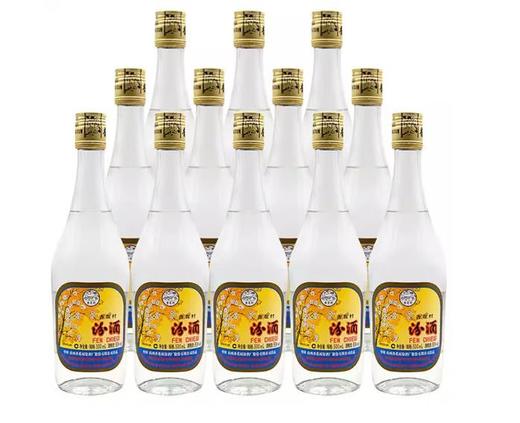 山西杏花村汾酒股份2014年产53度出口汾500ml*12瓶整箱装国产清香型 商品图1