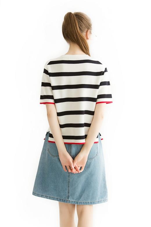 ZARA 撞色条纹圆领针织衫 1514 商品图3