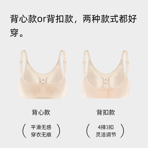 优选丨漫画胸外扩内衣聚拢无痕软支撑文胸显大背心/背扣款gzh 商品图4