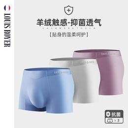 【超值3条装】法国 利蜂/LOUIS ROYER 男士内裤