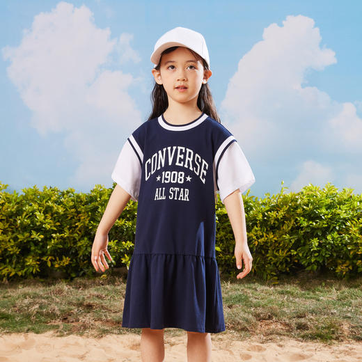 CONVERSE 夏 大童小童 连衣裙 CNVG-DR-D955 商品图3