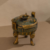藏六款涂金三足鼎式铜香炉 商品缩略图4