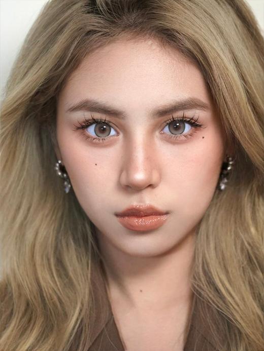 bariecat日抛 蜜桃可可 灰粉色 14.5 一盒十片 一盒一个度数 日抛无售后 商品图3