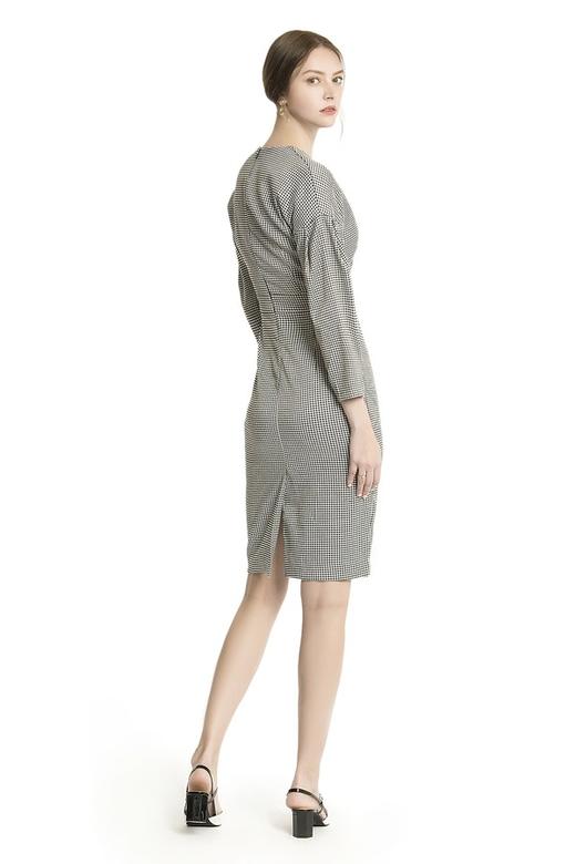 OCTAVIA 黑白格子连衣裙 1605 商品图4