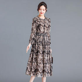 QYM SY23C12-Y花色连衣裙薄款连衣裙气质连衣裙