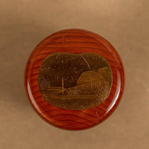 木胎莳绘诗文茶入 商品图3