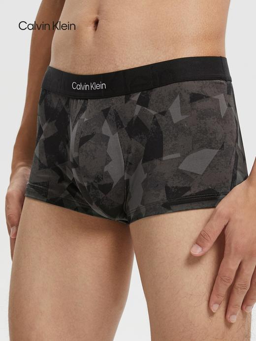 【海南专供价】CKU【双重引力带】男印花低腰防夹臀平角内裤NB3321 商品图5