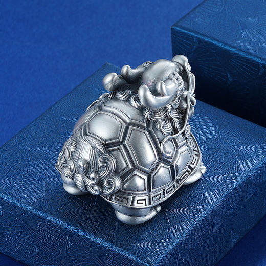 子佩集S999银【幽冥玄武】茶宠【YHCC004】手把件仿古纯银2302 商品图2