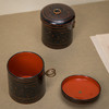 黑漆朱彩汉式罐一组（三件） 商品缩略图3