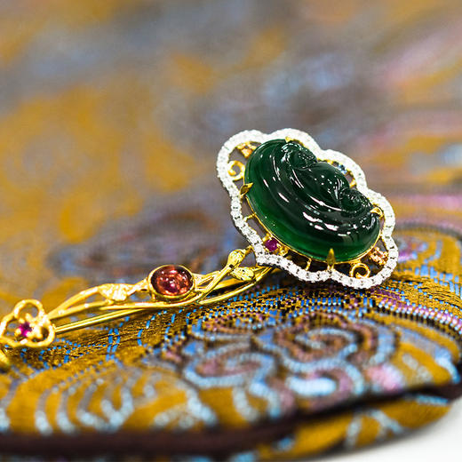 多宝如意胸针【现货】 商品图0