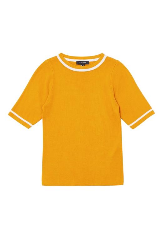 NEW LOOK 黄色螺纹针织衫 1474 商品图4