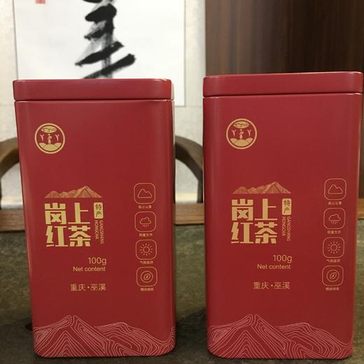 巫溪秀芽岗上红茶罐装100g 商品图0
