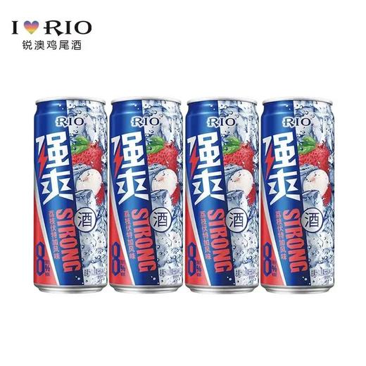 锐澳(RIO)强爽8度荔枝伏特加口味  500ml*12罐 商品图2