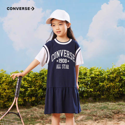 CONVERSE 夏 大童小童 连衣裙 CNVG-DR-D955 商品图0