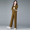 运动套装，时尚外套宽松休闲阔腿裤两件套QYM-23OFY01-L 商品缩略图2