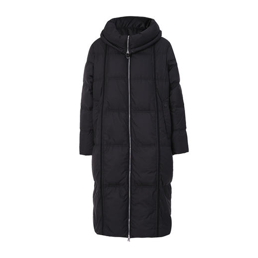 EITIE爱特爱纯色茧型保暖翻领羽绒服舒适柔软百搭显瘦冬新款D2211005 商品图10