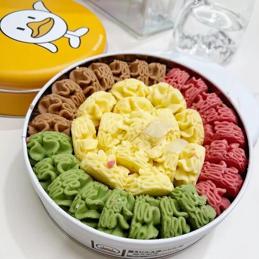 幸运小筑 | 四拼曲奇饼干 280g（树莓黄油咖啡抹茶味） 商品图6