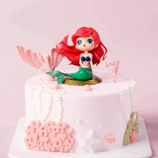 生日蛋糕 爱丽儿公主 商品图0