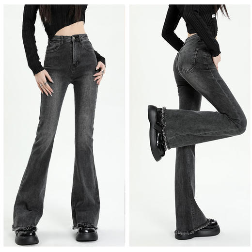 裁缝学苑AQ157 微喇叭裤纸样牛仔裤女装做衣服裤子打版裁剪样板版 商品图3