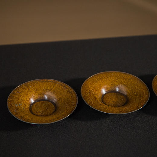 金沙纹圆铜杯托（五客） 商品图1