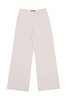 AVA 米色高腰开衩阔腿裤 5602 商品缩略图4