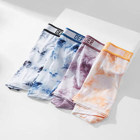 都市丽人都市锋尚潮流时尚冰丝（数码印花）平角裤男士内裤FK3CB7