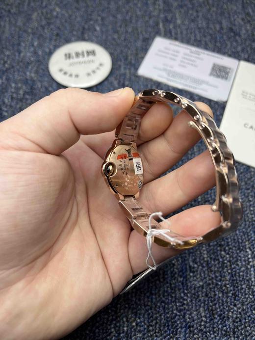 卡地亚蓝气球系列 全玫金钻圈款 小号28mm 女士石英腕表 商品图5