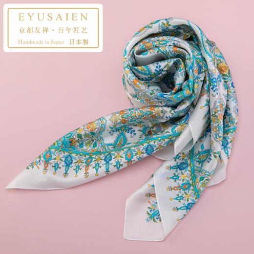 【EYUSAIEN】京都友禅染纯丝大方巾金粉系列礼盒装（仅供线上） 商品图1