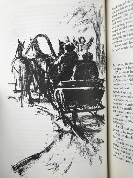 托尔斯泰《安娜·卡列尼娜》 33幅插图 精装18开带书匣 商品图11