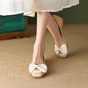 优雅百搭，蝴蝶结经典款低跟单鞋OFSM6691-1 商品缩略图1