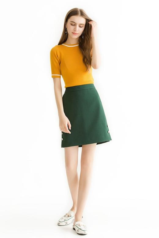 NEW LOOK 黄色螺纹针织衫 1474 商品图1