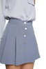 ZVY 灰蓝色高腰百褶短裙 5207 商品缩略图2