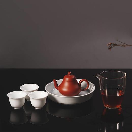 朱泥思亭壶 工夫茶套组（壶110cc 壶承，品杯，公杯） 商品图4