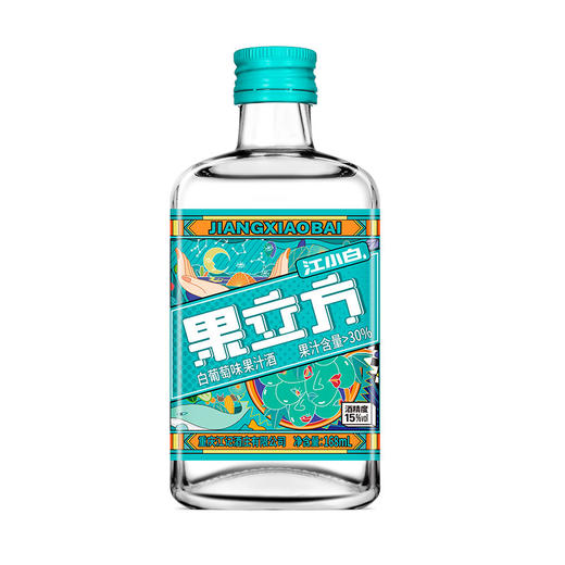 江小白果立方15度白葡萄味果汁酒168ml 商品图0
