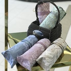 优品堂【遇见春心】三折双层刺绣黑胶防紫外线伞