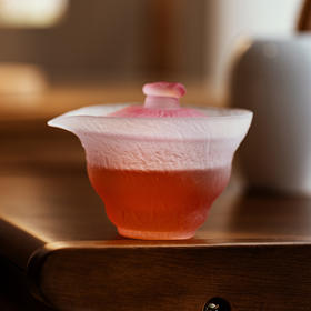 摩登主妇功夫茶具套装家用网红茶具2022款粉色磨砂盖碗公道杯茶杯