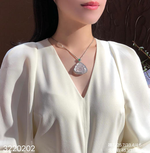 3220202，玻璃佛公吊坠。具体价格微信咨询 商品图7