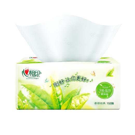 心相印茶语经典3层152抽抽纸3包 商品图3