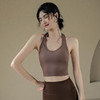 跃牌【化蝶双飞】系列挂脖瑜伽背心带胸垫SYFTM0087（可拆胸垫） 商品缩略图4